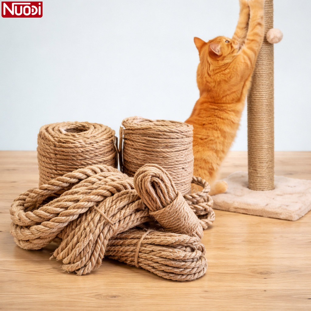 Nuodi Cat Scratching rope Post Manila hemp Scratcher Toy DIY