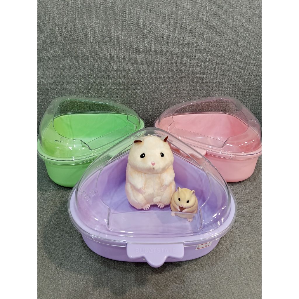 Phòng tắm Nhựa Bucatsatate Hamster Heart Ant Winter White