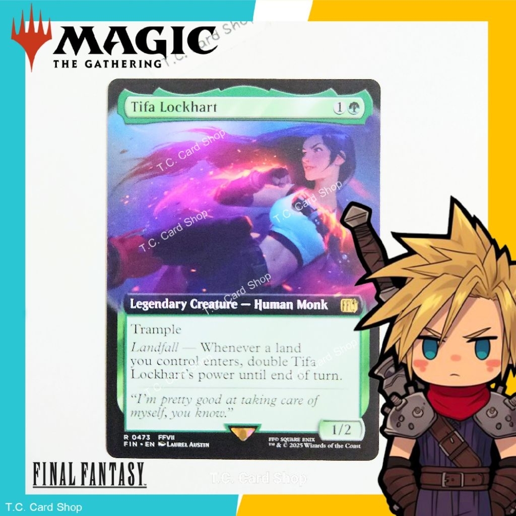 Tifa Lockhart (Lá) R0206 FFVII - Final Fantasy - Magic the Gathering (MTG) (FIN)