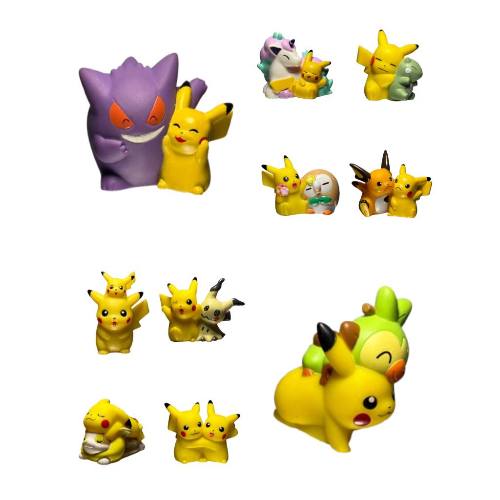 [Đã qua sử dụng] Bao gồm Bộ đeo ngón tay 1 Pokemon Kids Pikachu Hình Bandai Gengar Mimikyu Rowlet