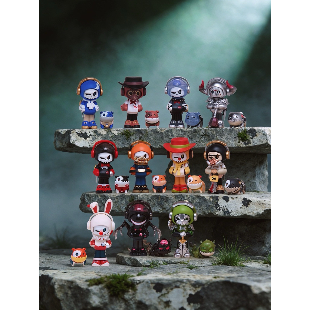 HÀNH ĐỘNG (1 ❈ ่ ✪) Mr. Hộp mù hình Bone Strange Alliance Mini 3.0