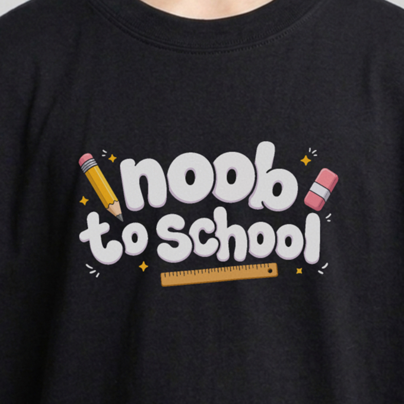 Áo thun đi học noob (TFW Roblox)