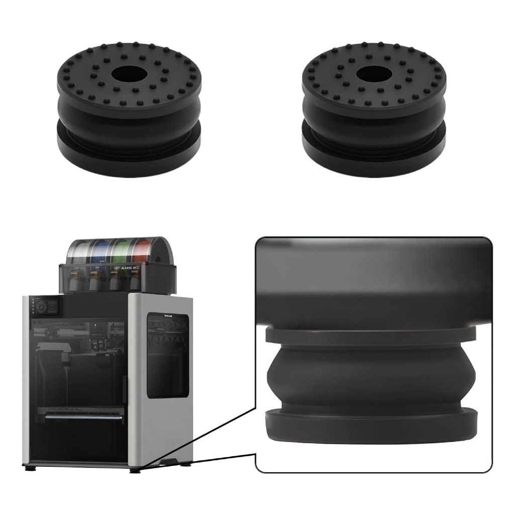 Cao su chống rung dòng H2 cho đế máy in 3D Bambu H2D / H2S / H2C