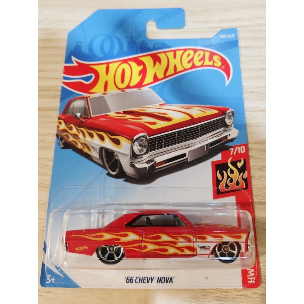Hot wheels 66 checy nova 1: 64