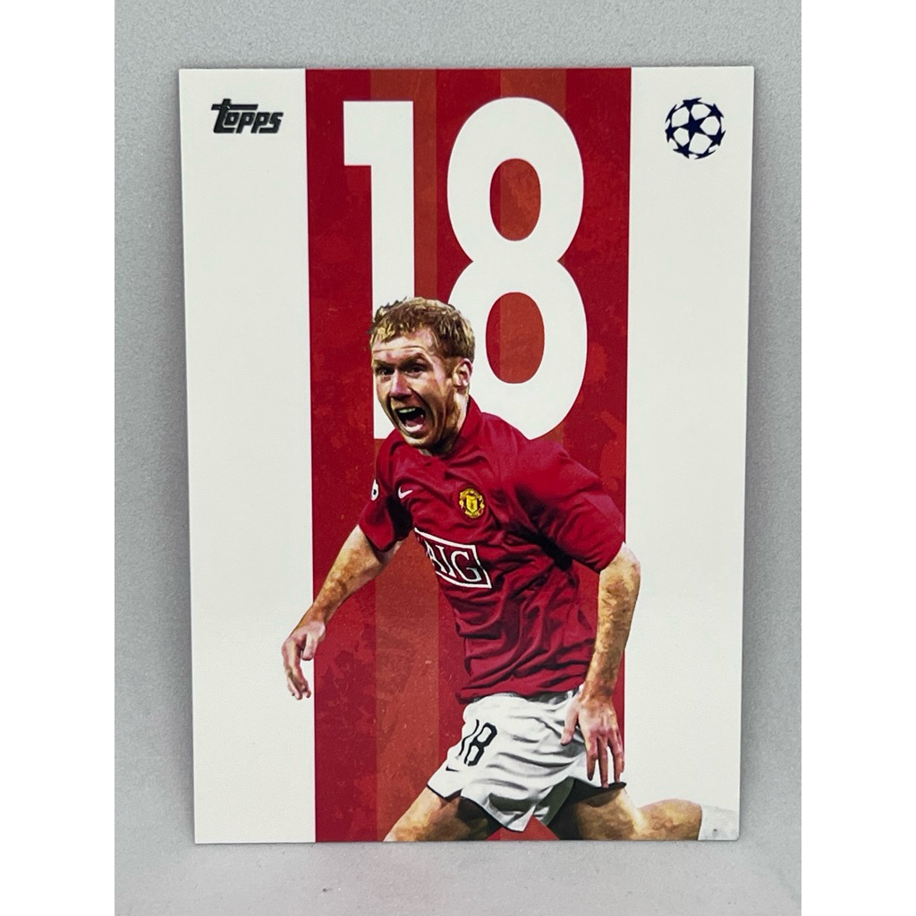 Thẻ bóng đá Topps 2024-2025 UCC Paul Scholes Số huyền thoại hay nhất