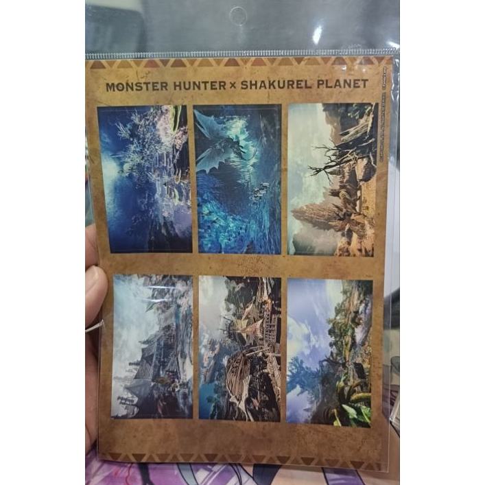 Monster Hunter Shakurel Planet CG Sticker Sheet A5 (Nhãn dán dòng quái vật)