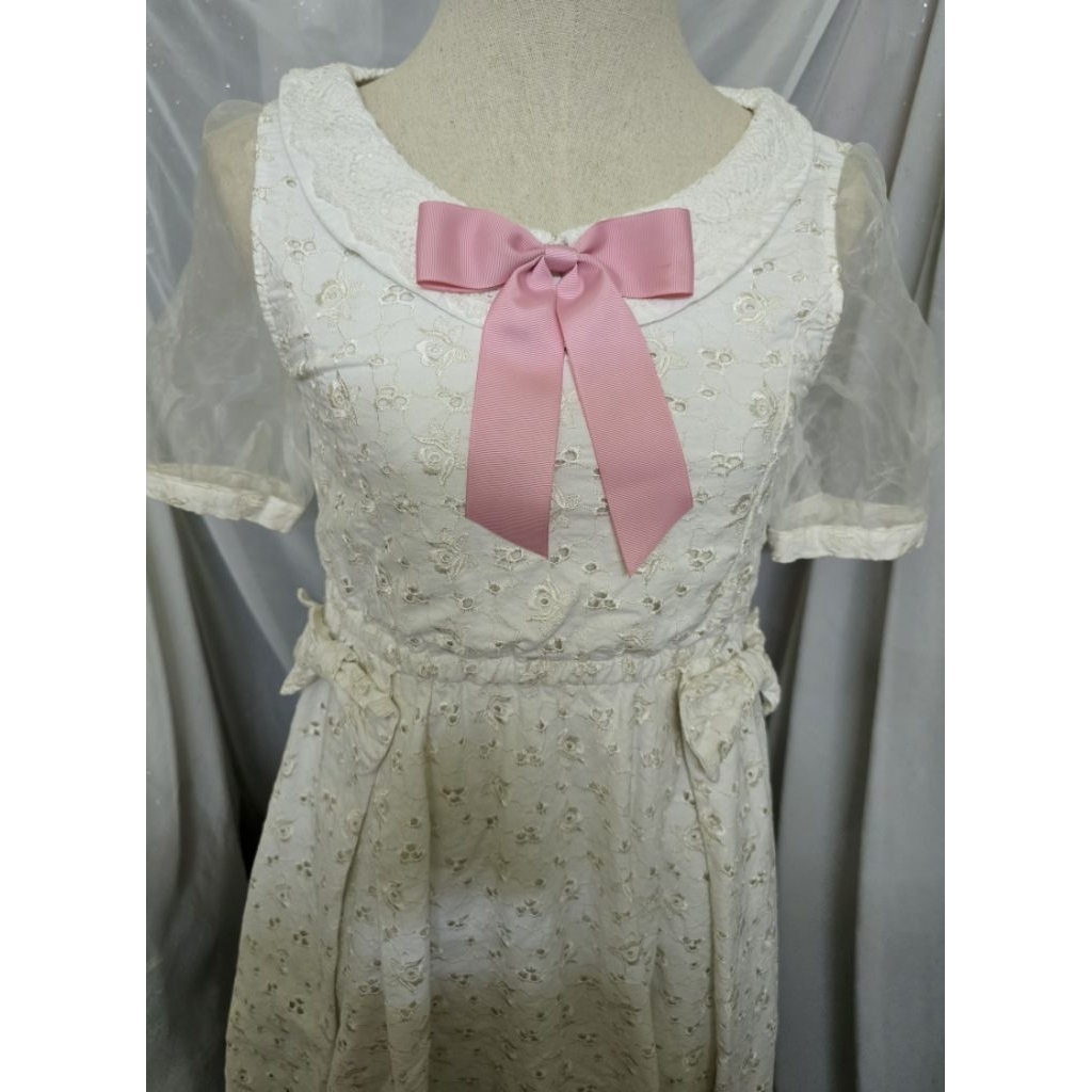 [Tay thứ 2] Váy ren thêu Liz Lisa [size 0] (Có nơ trong ảnh)