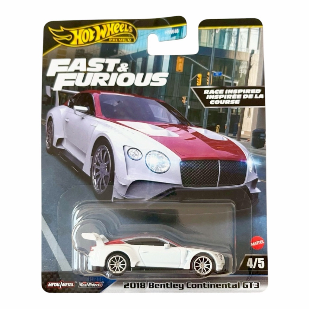 Hot Wheels Premium Fast & Furious 2018 Bentley Continental GT3