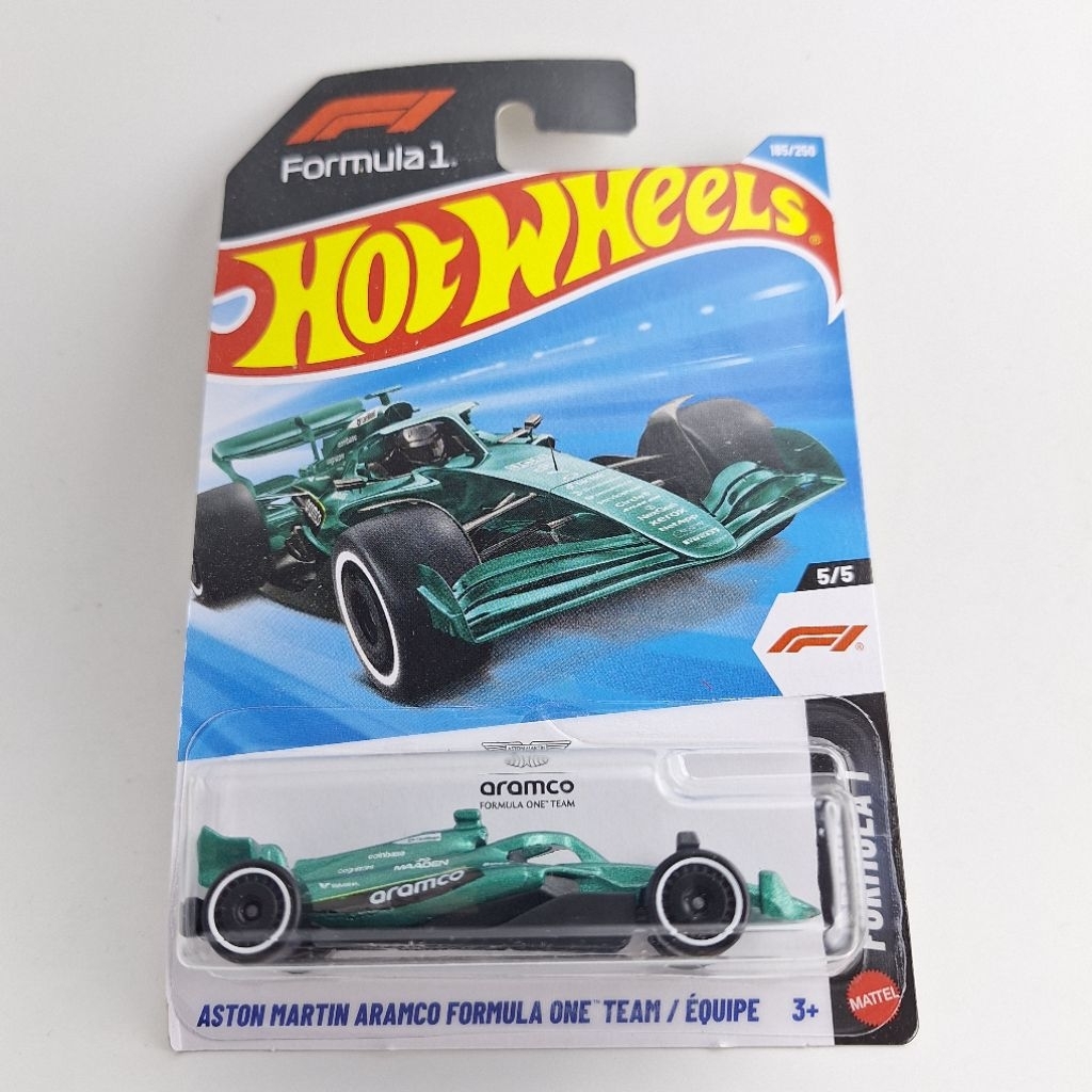 ❈ ็ ก Hotwheels ASTON MARTIN ARAMCO FORMULA ONE TEAM (ib38)