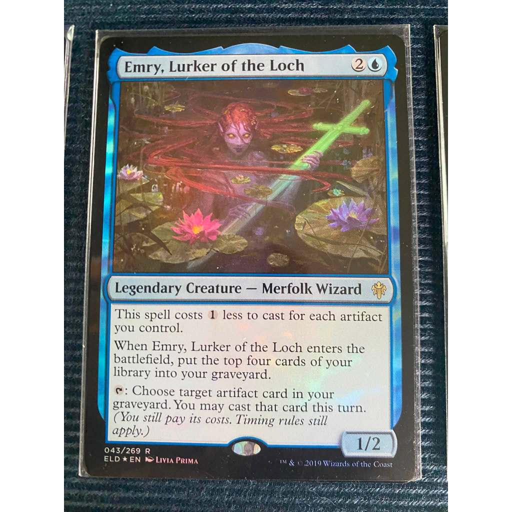 Thẻ đơn MtG: Emry, Lurker of the Loch FOIL Set: ELD Rarity: Rare