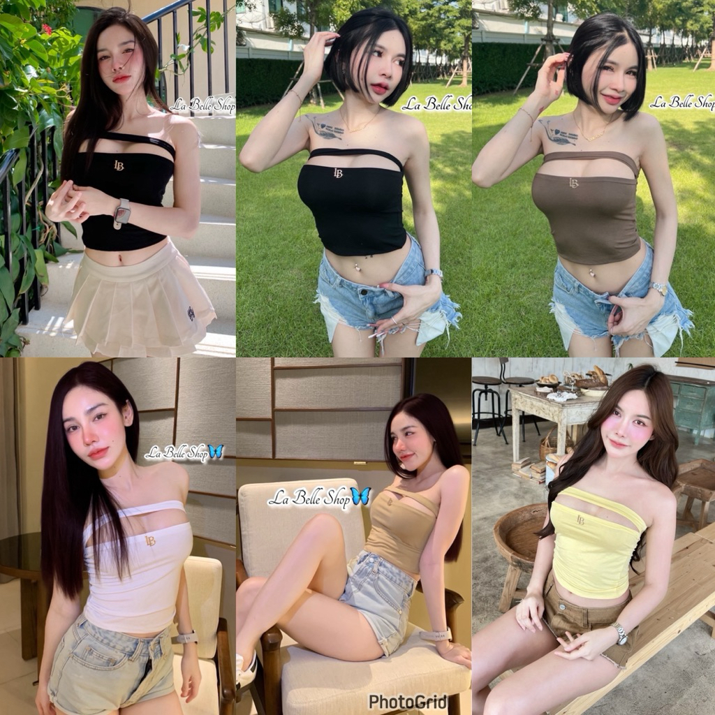 MNV STUDIO Áo quây lệch vai Lb Chi tiết rất sành điệu Mát mẻ