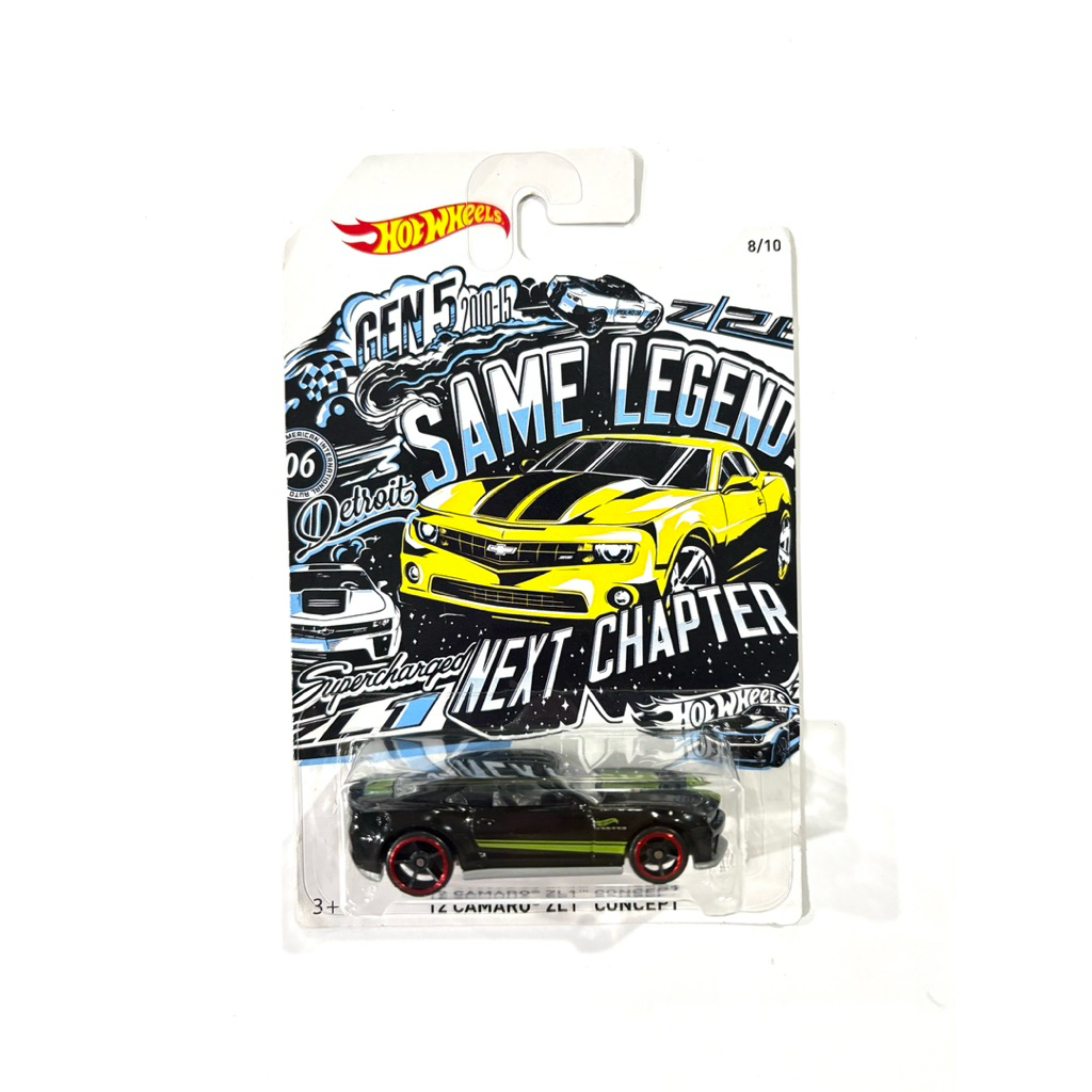 HOT WHEELS Bánh xe nóng | 12 CAMARO ZL1 CONCEPT ️ Các cạnh bị nhăn. Góc nhăn ️| Sản phẩm có sẵn.