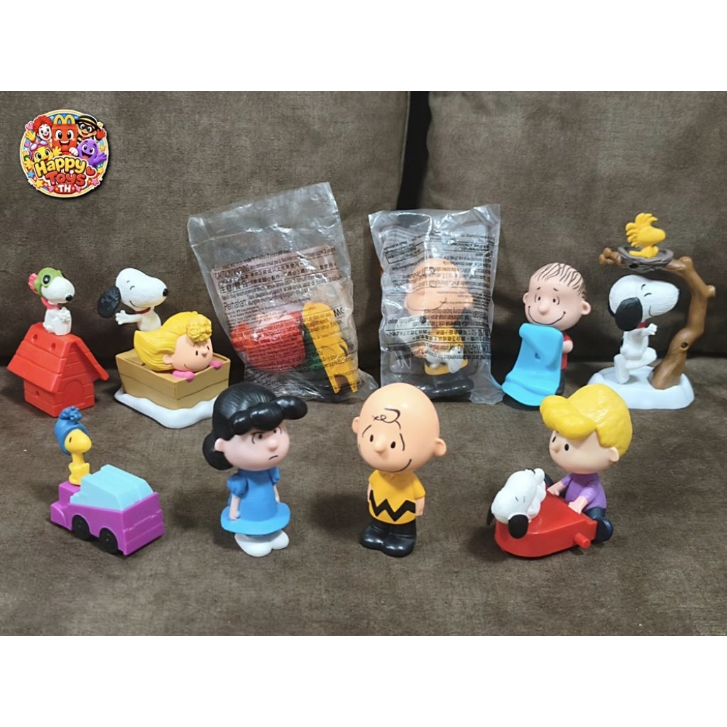 [Bộ 10 loại hoàn chỉnh] Bữa ăn vui vẻ của McDonald 's​ Phim Đậu Phộng 2015 Đồ Chơi Mac cũ Sưu Tập Bữ