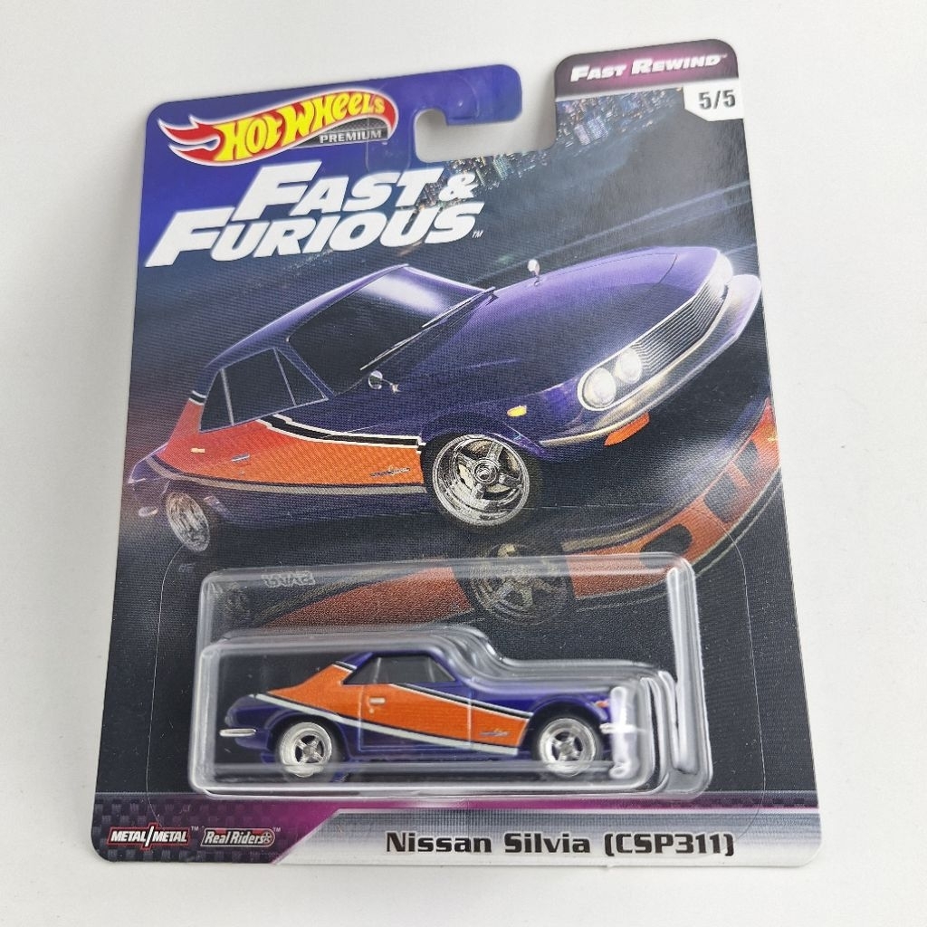 Hotwheels NISSAN SILVIA CSP311 Lốp xe kim loại 5 / 5 NHANH CHÓNG (PB02)