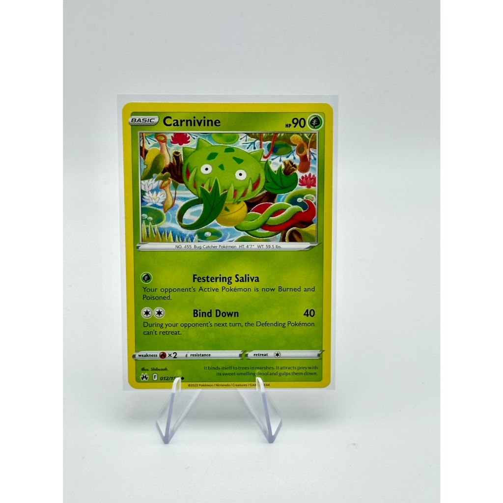 Carnivine (012 / 159) Từ Bộ Crown Zenith Pokemon EN