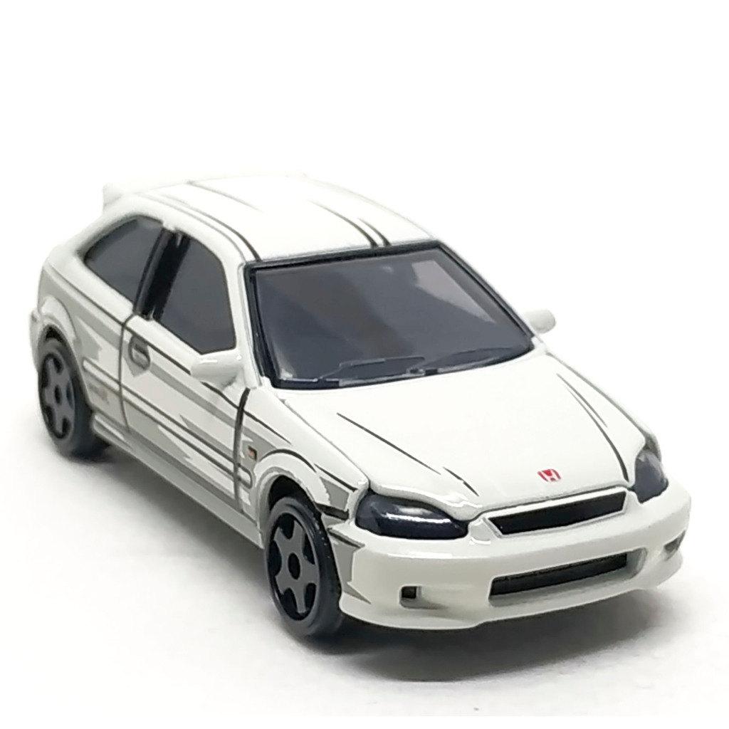 Majorette Honda Civic Type R EK9-Nhật Bản Series-Manga Art White Scale 1 / 57 (8 cm) Không có gói