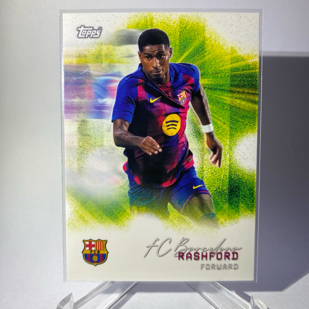 Thẻ bóng đá RASHFORD BARCELONA TOPPS 2025 No.28