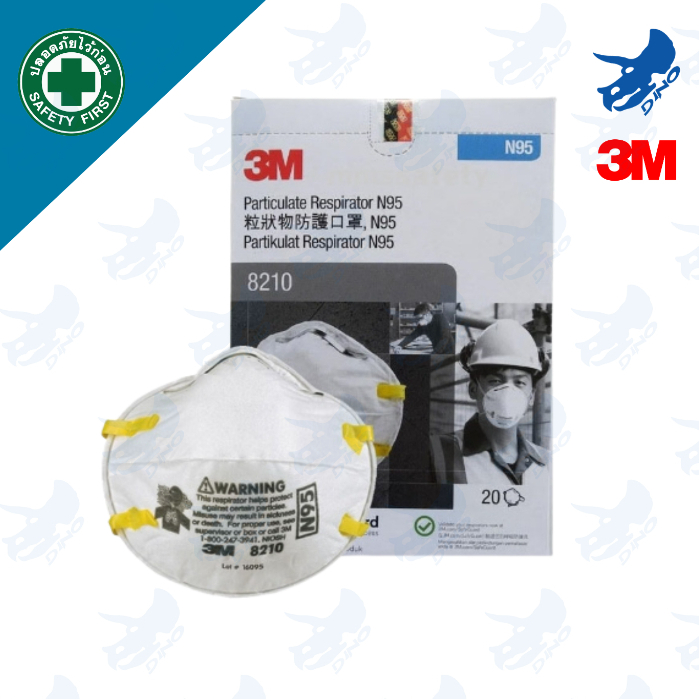 Khẩu trang chống bụi 3M N95 Model 8210 dành cho xây dựng và công nghiệp