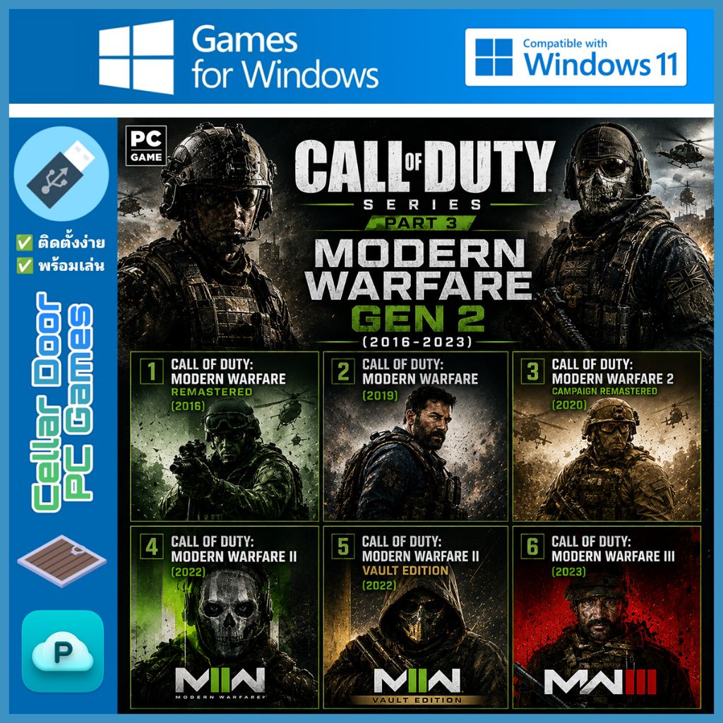 Call of Duty Series Phần 3: Modern Warfare Gen 2 (2016-2023) | Trò chơi PC & Notebook