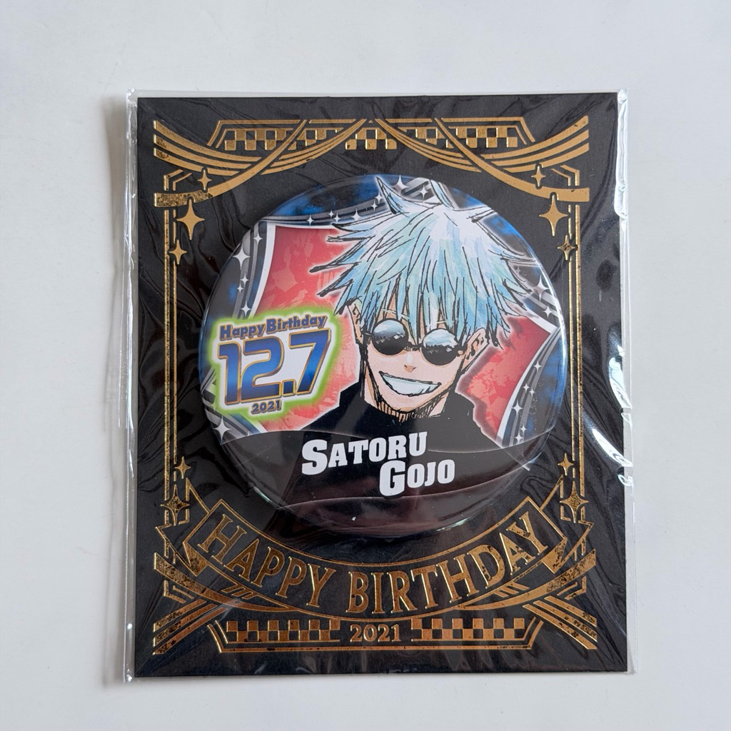 Sưu tập Anime Gojo JJK | Jujutsu Kaisen Sinh Nhật Có Thể Huy Hiệu 2021 Jump Shop Limited-Satoru