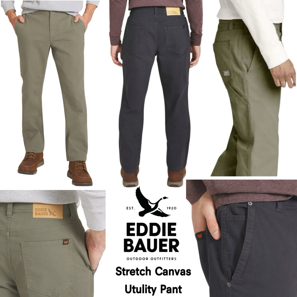 Quần yếm vải co giãn Eddie Bauer