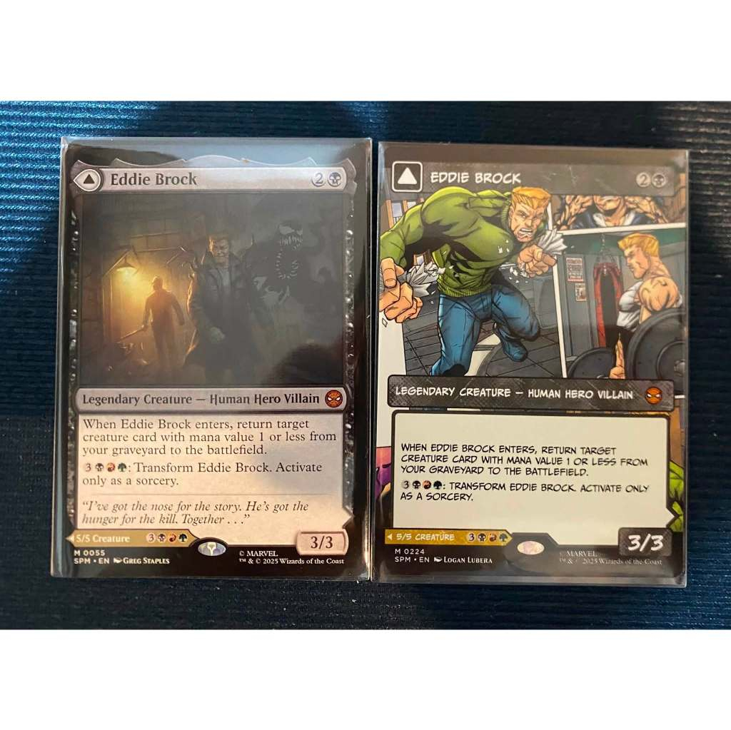 Thẻ đơn MtG: Eddie Brock / / Venom, Bộ bảo vệ Lethal: SPM Rarity: Mythic
