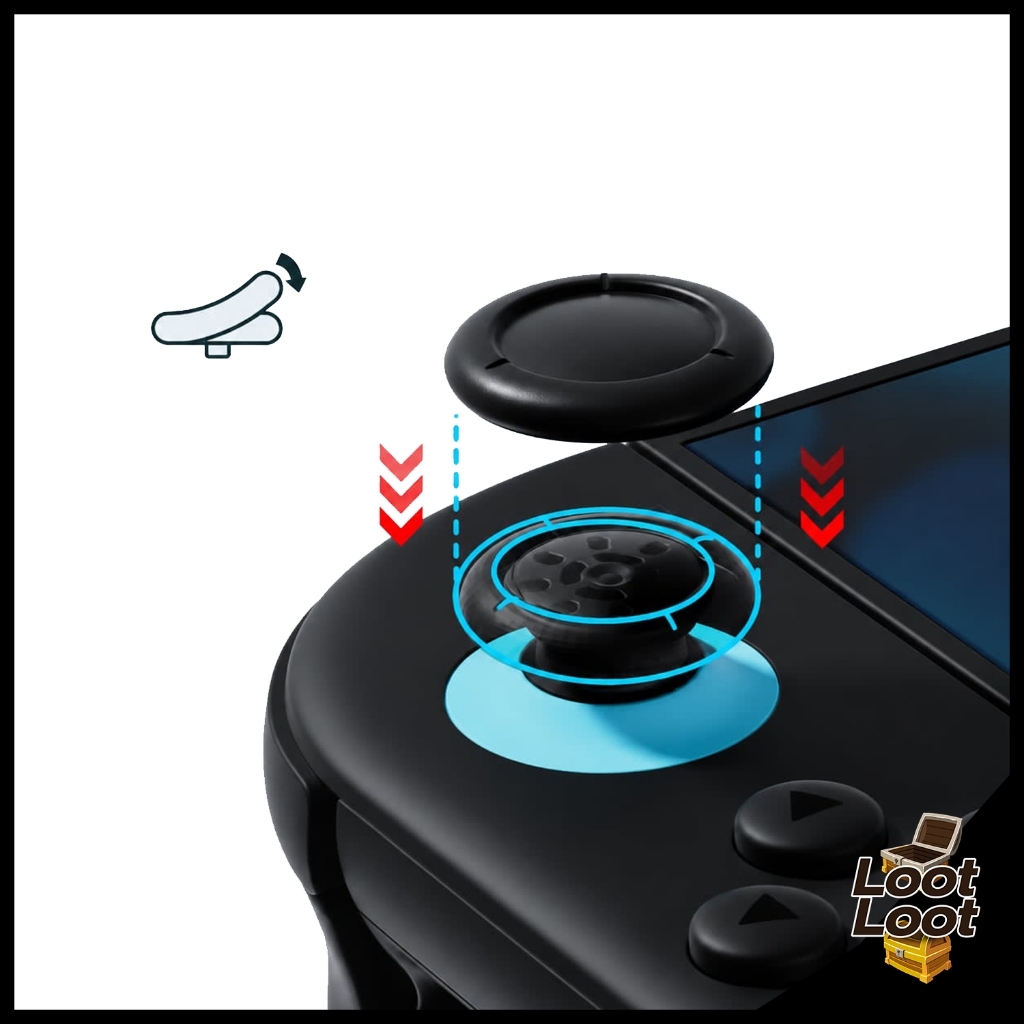 Vỏ cao su Joycon Analog IINE (Phụ tùng thay thế) Nintendo Switch 2 Model L1270