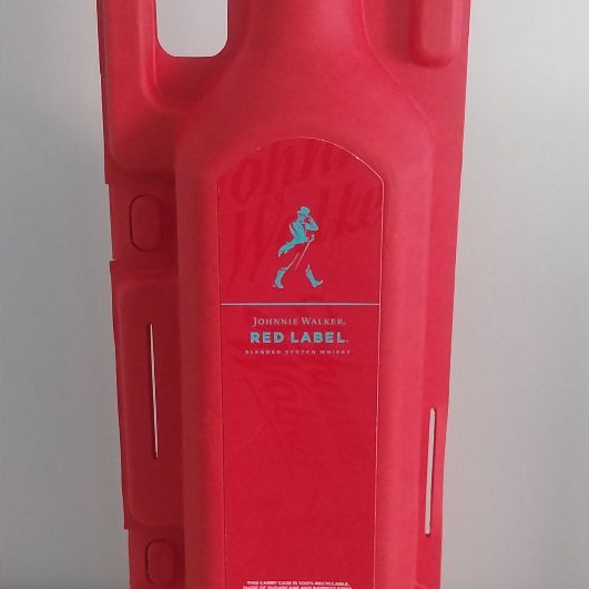 JOHNNIE WALKER < RED LABEL > Hộp rỗng có thể mang theo đã qua sử dụng Tình trạng tốt Tiếp tục