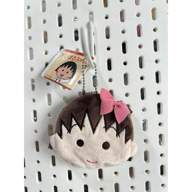 Túi Nhỏ Búp Bê Móc Khóa Maruko Từ Bé Trai Maruko-chan Giấy Phép Chính Hãng Nhật Bản