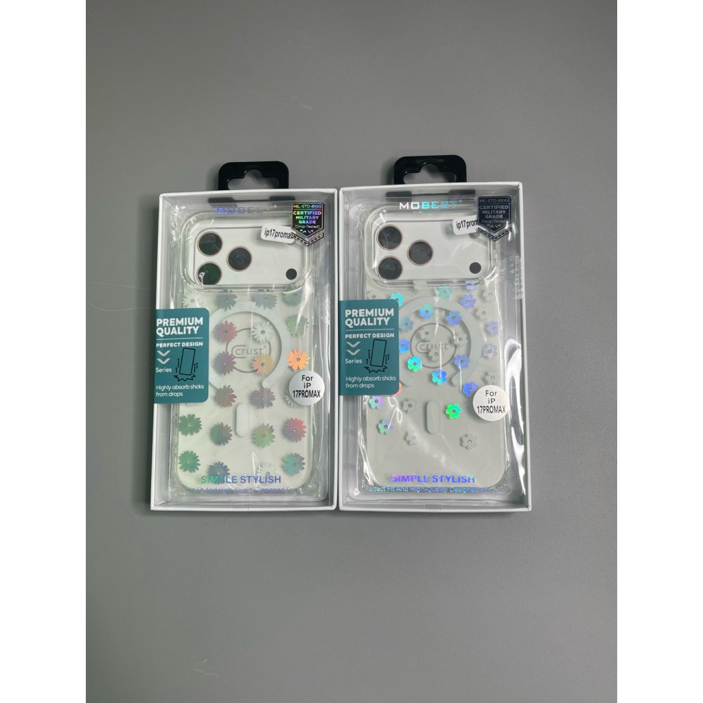 Ốp lưng họa tiết hoa từ tính i17 / 17Pro / 17Air / 17Promax