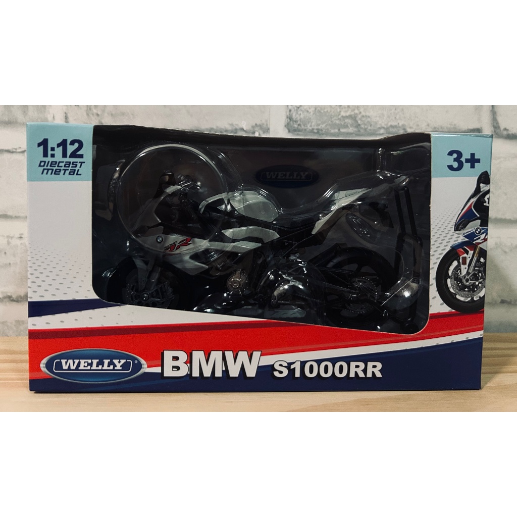 Mẫu xe máy: BMW S1000RR của Welly 1: 12