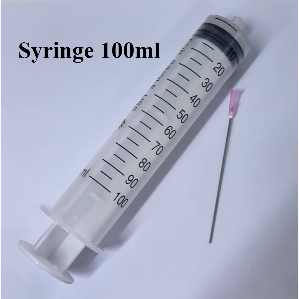 Express Delivery Squid Link Syringe 100ml (Có kim 4cm) Cốc hút nạp mực xi lanh lớn kèm thiết bị