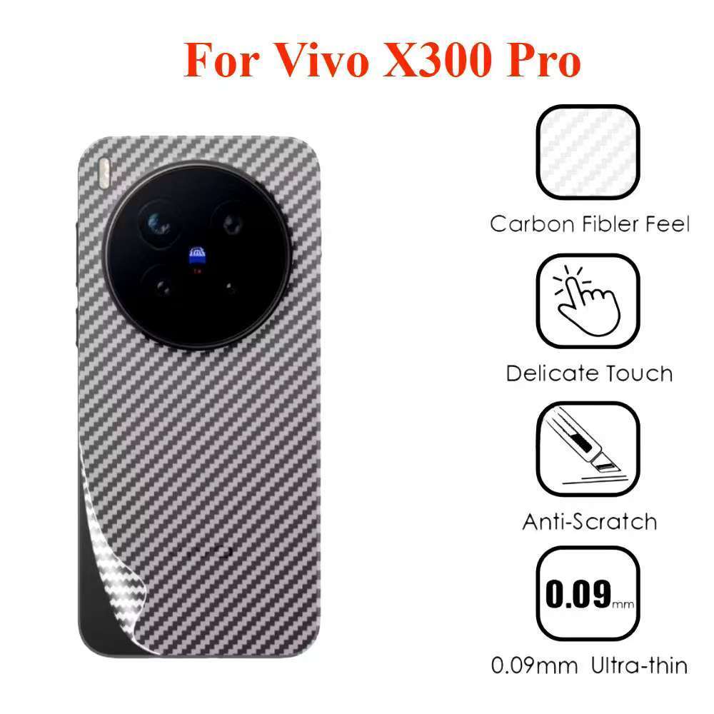 Vivo X300 Pro 5g Phim mặt sau Kevlar mẫu chính hãng X300 / Vivo X300Pro