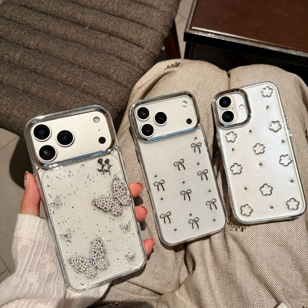 Gridter Clear Case Mô hình làm việc hộp dập nổi cho iphone 17 17pro 17promax 17air 17 pro max iphone