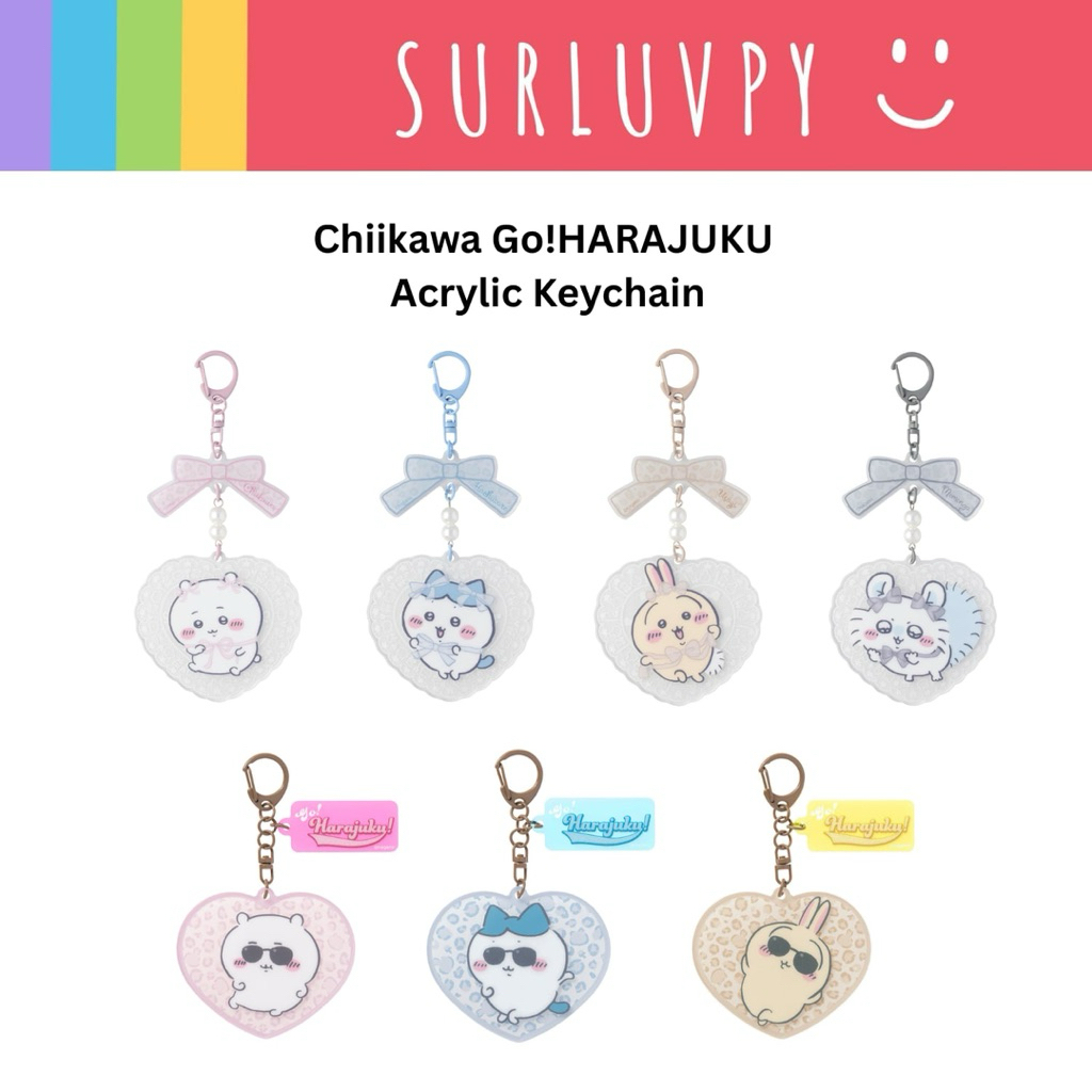 Chiikawa GoMóc khóa Acrylic HARAJUKU Shikawa