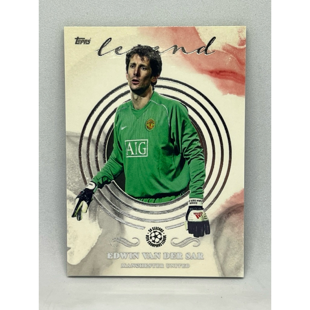 ❈ ์ ❈ 2021-22 TOPPS UEFA CHAMPIONS DA PEARL Edwin Van Der Sar Base