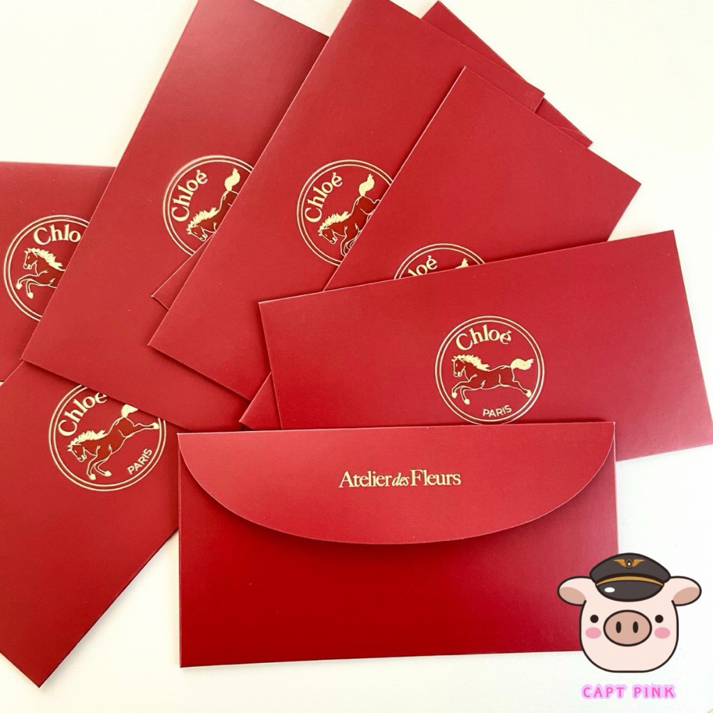 Chloe (Chloe) Phong Bì Đỏ Tiền Tết Nguyên Đán Có 8 Gói Mỗi Bộ.