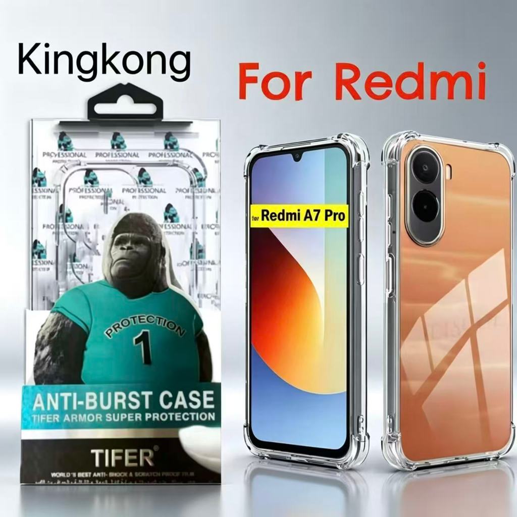 Ốp lưng Tpu mềm trong suốt cho Redmi A7Pro chống sốc King Kong Hard A7Pro