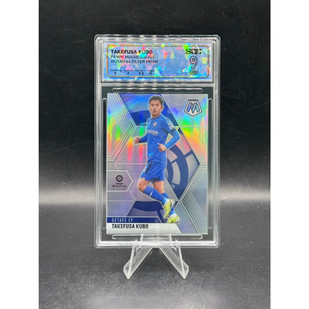 Takefusa Kubo - 2021 Panini Khảm La Liga - 64 Bạc Prizm - SQC 9 Mint
