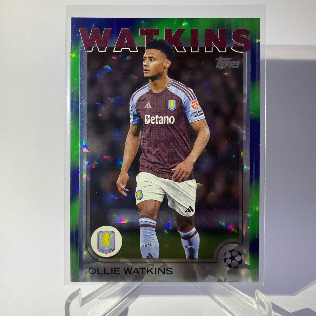 Thẻ bóng đá OLLIE WATTINS ASTON VILLA TOPPS 2025