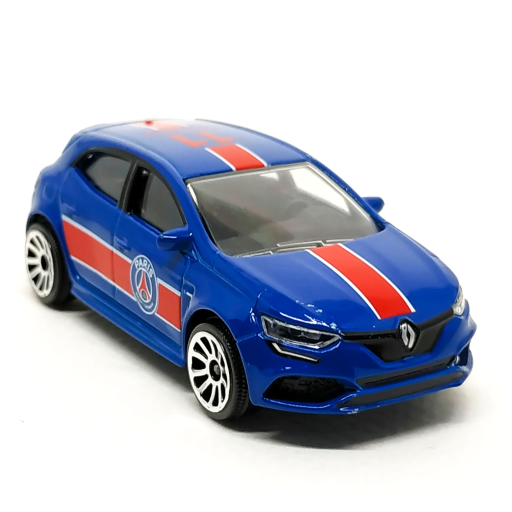 Majorette Renault Megane RS-PSG-no.11 Dimaria Blue Wheel Type 5U Cân 1 / 63 (8 cm) không Gói
