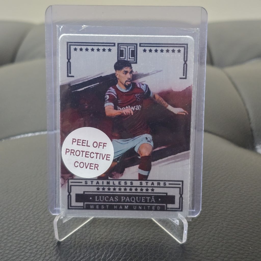 Thẻ bất khả thi Panini 2022-23 Lucas Paqueta / 71 Premier League Westham United Iron Football