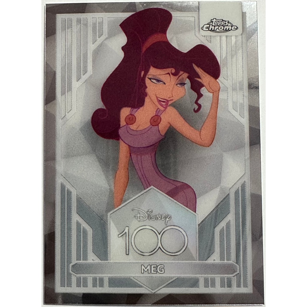MEG hoặc Megara (7) 2023 Topps Chrome Disney 100 Years of Wonder Base Card Hercules