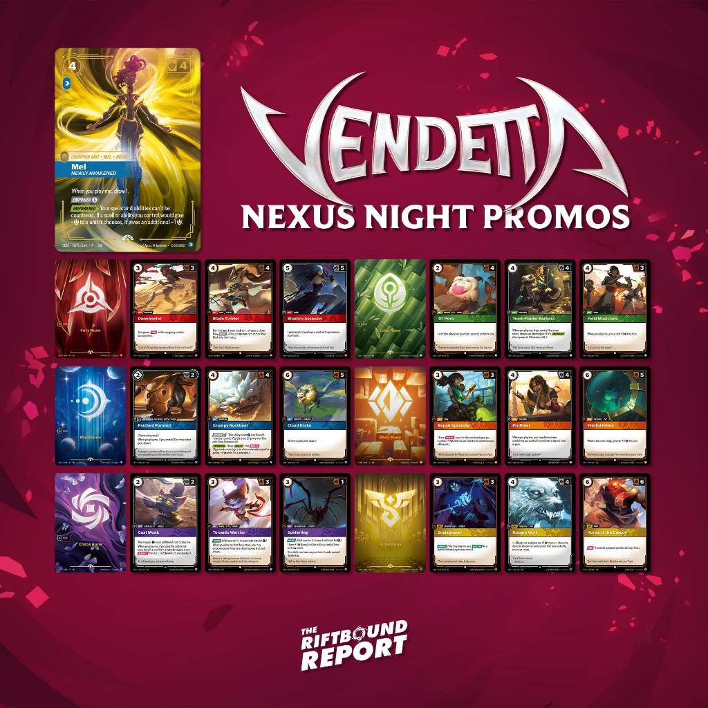 [Khuyến mãi ban đêm VEN Nexus] Riftbound: Trò chơi thẻ giao dịch Liên minh huyền thoại TCG Nexus Nig