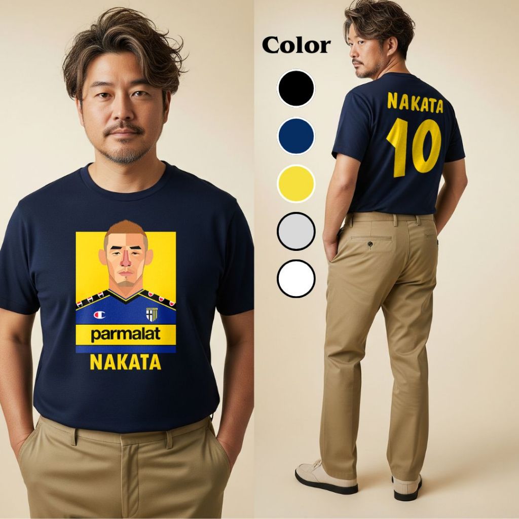 Áo thun bóng đá PSM Hidetoshi Nakata Parma