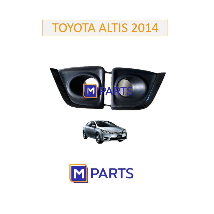 Vỏ đèn sương mù MPARTS / Đèn pha ALTIS 2014 Có lỗ đen.