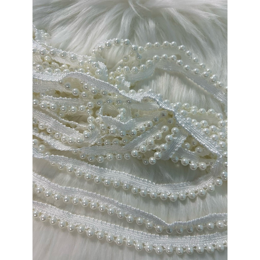 Dây Ngọc Trai Trắng Size 6 Mm 5 Yards