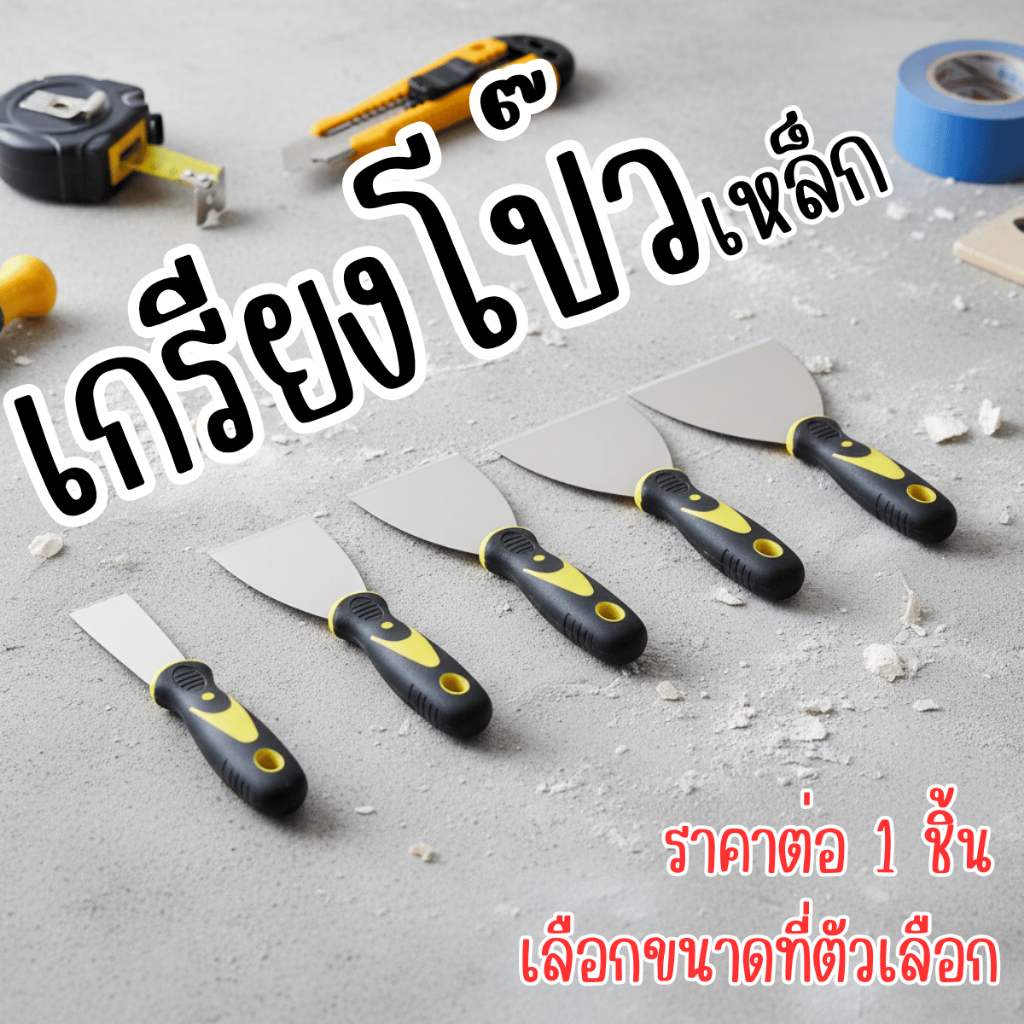 P325 Putty Trowel Tay cầm cao su Máy cắt bột thép