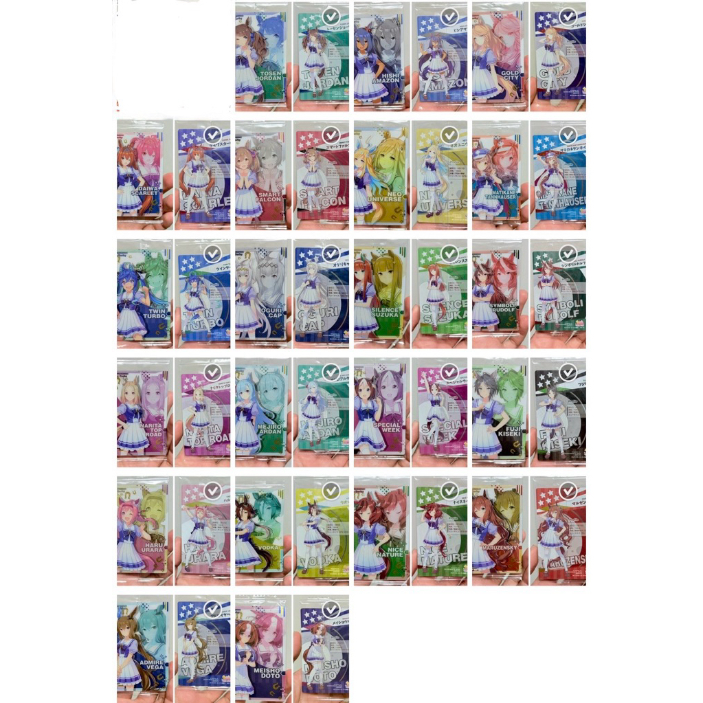 Card Me Anime Collection Horse Girl Uma Musume: Pretty Derby Racing Gold Ship