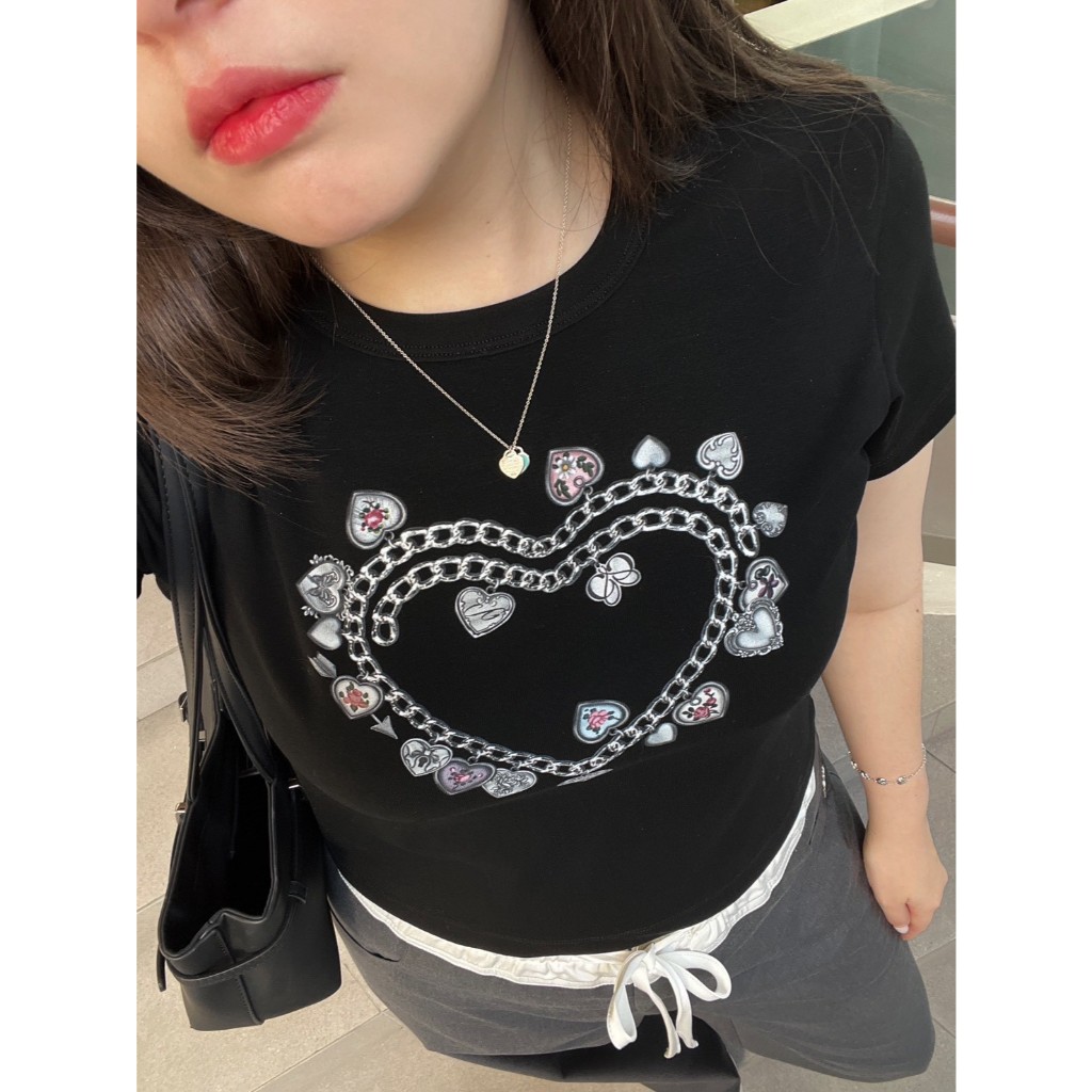 Áo thun trẻ em CurveG Love Locket